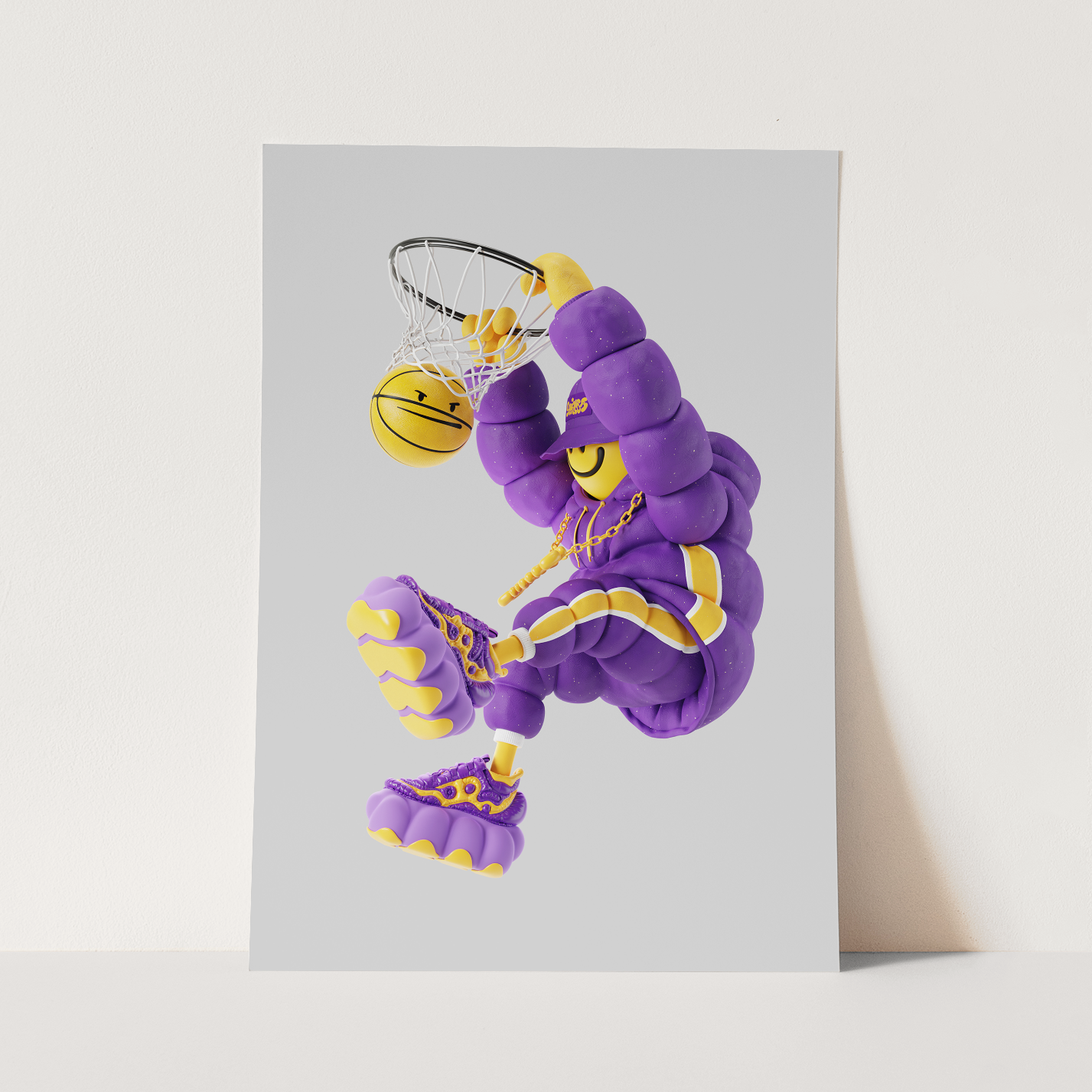 "SHAQ ATTACK" PRINT