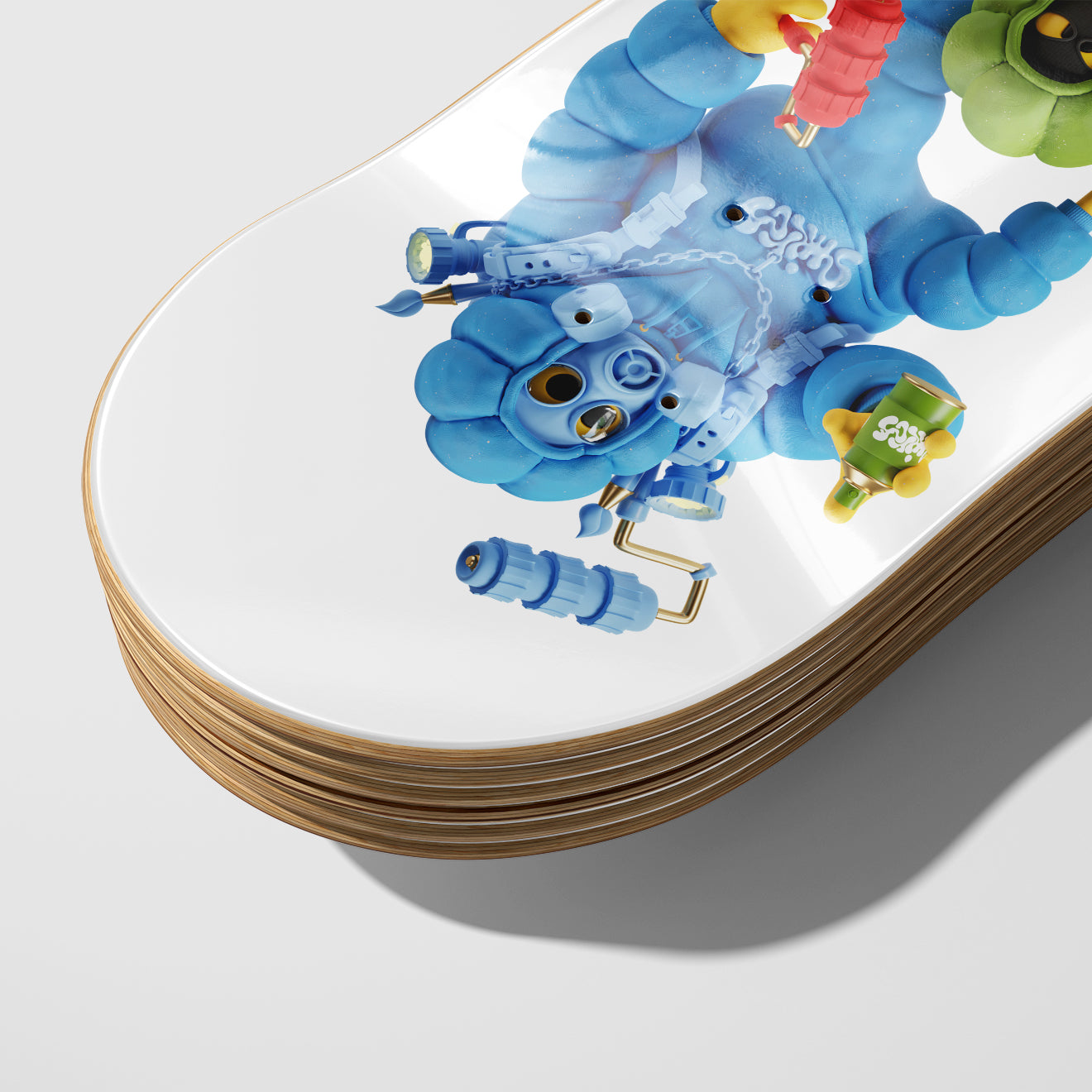 "TAG TRIAD" - SKATEBOARD WALL ART