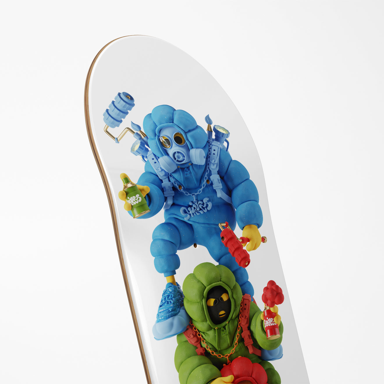 "TAG TRIAD" - SKATEBOARD WALL ART