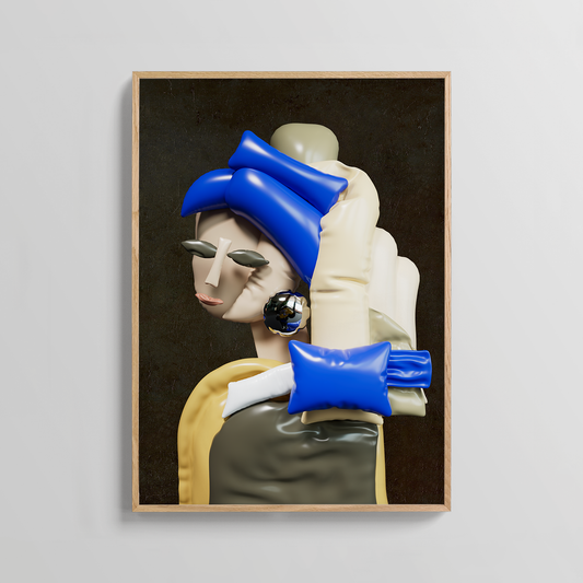"GIRL WITH A PEARL EARRING" PRINT