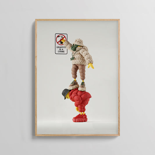 "GRAFFITI IS NOT A CRIME" PRINT