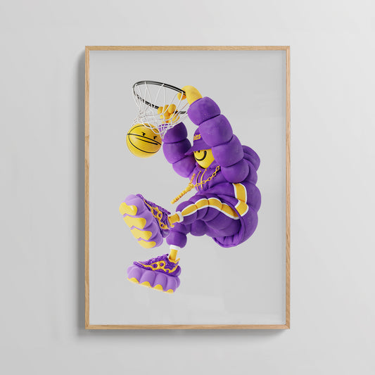 "SHAQ ATTACK" PRINT